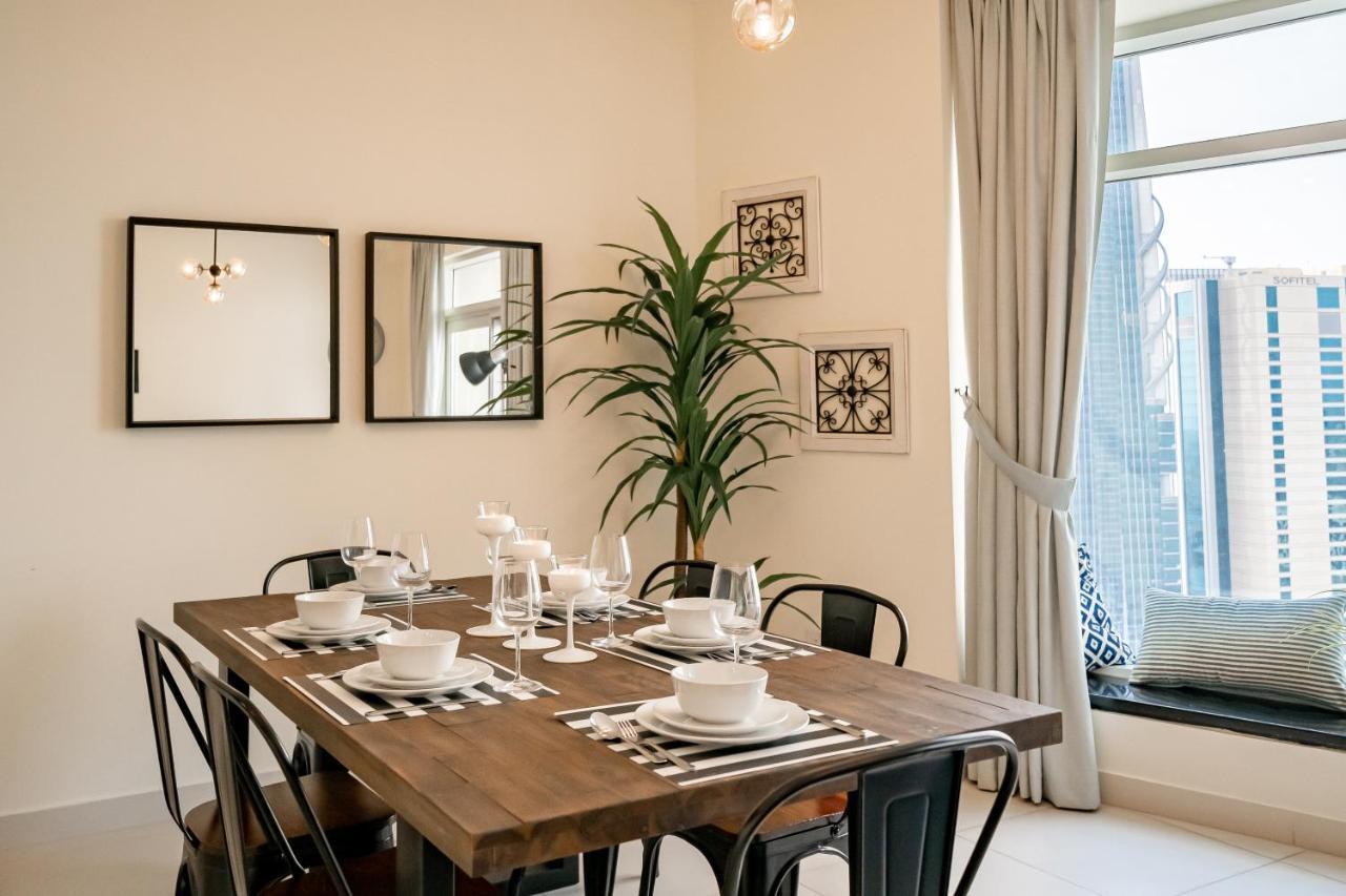 두바이 Higuests - Designer Apt With Panoramic View Near Burj Khalifa 아파트 외부 사진
