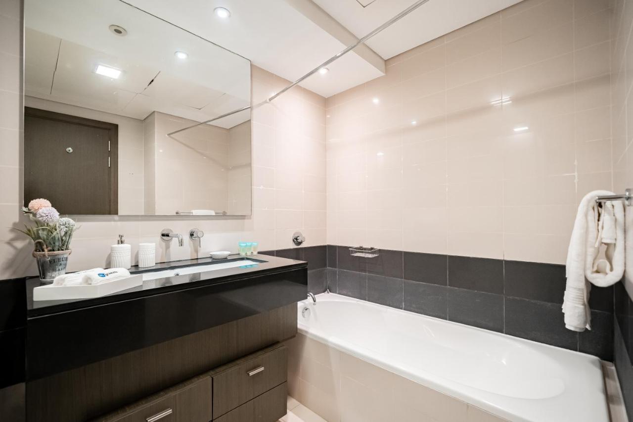 두바이 Higuests - Designer Apt With Panoramic View Near Burj Khalifa 아파트 외부 사진